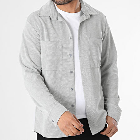 Uniplay - Camicia grigia a maniche lunghe