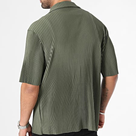 Uniplay - Camisa de manga corta verde caqui