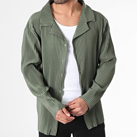 Uniplay - Camisa Manga Larga Verde Caqui