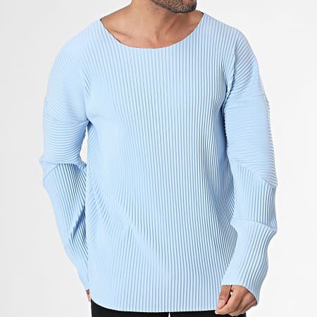 Uniplay - Maglietta a maniche lunghe blu chiaro