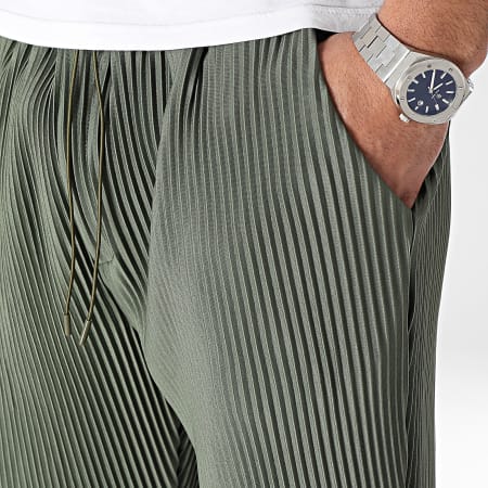 Uniplay - Pantalon Baggy Vert Kaki Foncé