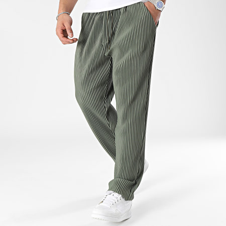Uniplay - Pantalones anchos verde caqui oscuro