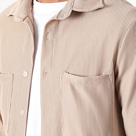 Uniplay - Conjunto de sobrecamisa y pantalón de chándal beige