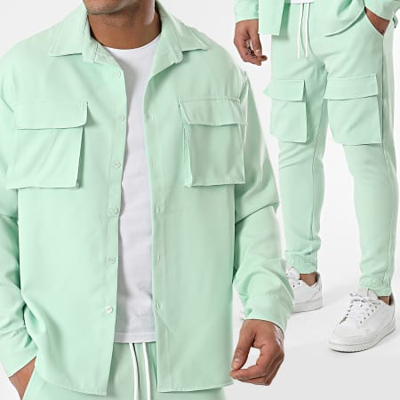 Uniplay - Set di maglia over e pantaloni cargo verdi