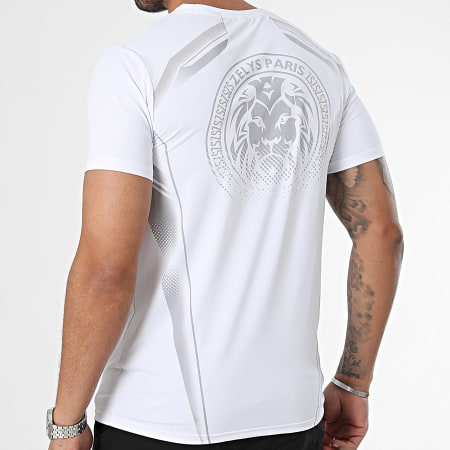 Zelys Paris - Set di maglietta bianca e nera e pantaloncini da jogging