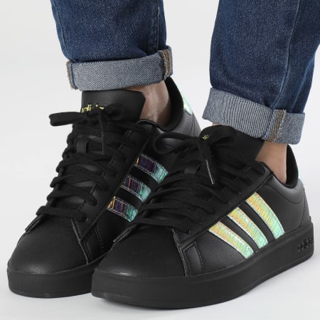 Adidas Sportswear - Sneakers Grand Court 2.0 Donna ID2990 Core Black Gold Mat