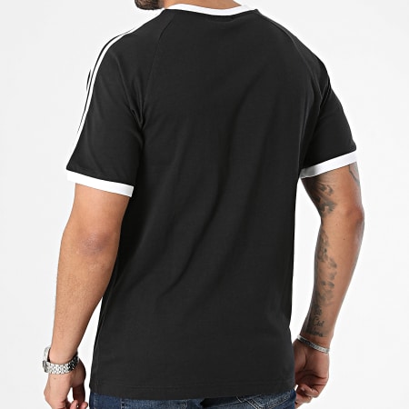 adidas - Confezione da 2 magliette a 3 strisce IA4845 IA4846 Nero Bianco
