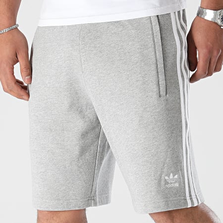 Adidas Originals - Set di 2 pantaloncini da jogging a fascia IU2337-IU2340 Nero Grigio