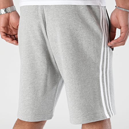 Adidas Originals - Juego de 2 pantalones cortos con banda IU2337-IU2340 Negro Gris