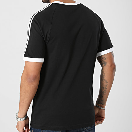 Adidas Originals - Confezione da 2 magliette a 3 strisce IA4848 IA4852 Nero Rosso