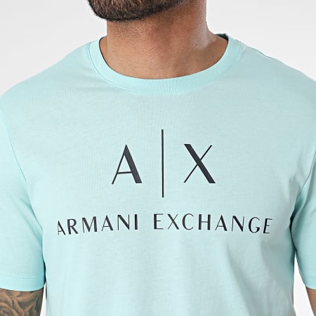 Armani Exchange - Slim Tee Shirt 8NZTCJ-Z8H4Z Azul claro