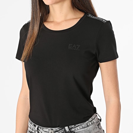 EA7 Emporio Armani - Tee Shirt A Bandes Femme 3DTT44-TJ6SZ Noir