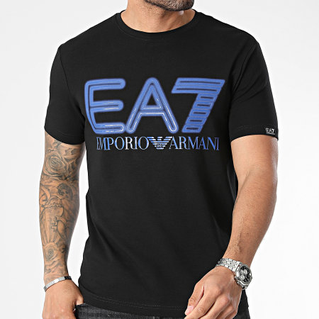 EA7 Emporio Armani - Camiseta 3DPT37-PJMUZ Negro