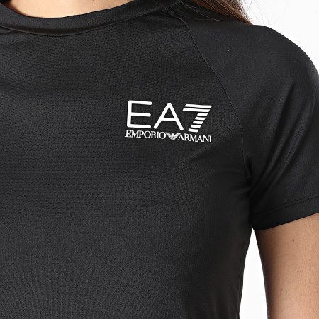 EA7 Emporio Armani - Dames-T-shirt 8NTT70-JEMZ Zwart