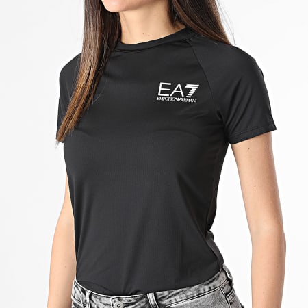 EA7 Emporio Armani - Dames-T-shirt 8NTT70-JEMZ Zwart