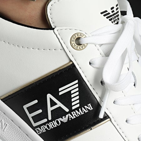 EA7 Emporio Armani - Baskets X8X102-XK346 White Black Gold