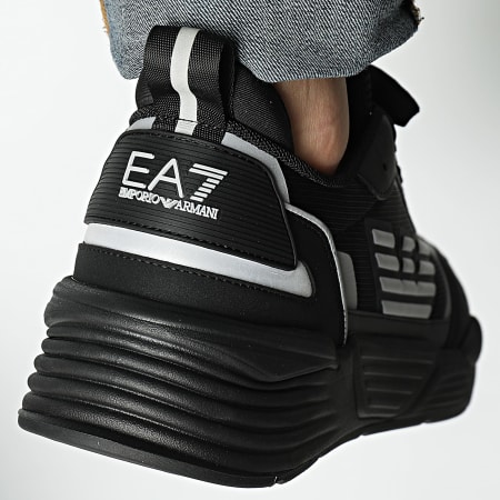 EA7 Emporio Armani - X8X070-XK165 Zapatillas Triple Negro Plata
