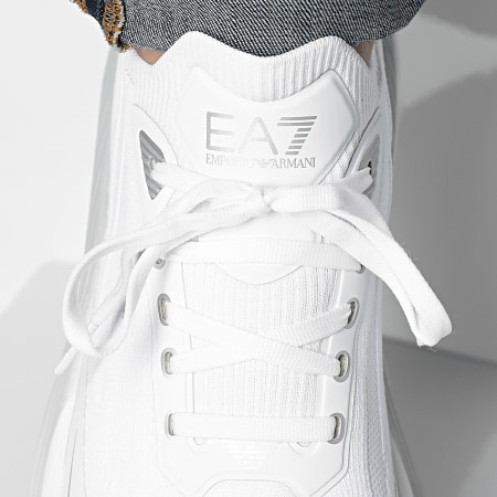 EA7 Emporio Armani - Baskets X8X176-XK377 White Silver Training