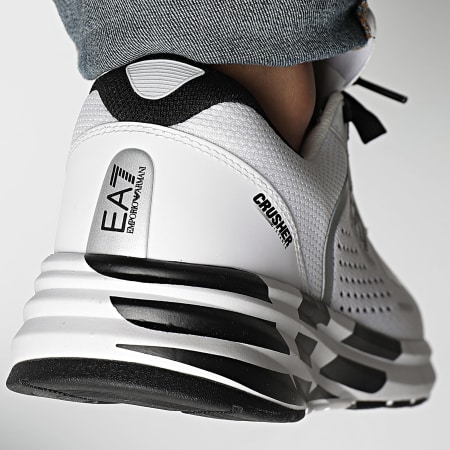 EA7 Emporio Armani - Baskets Sneakers X8X094-XK239 White Black Training