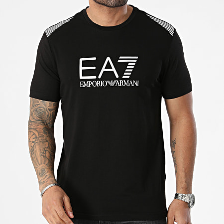 Emporio Armani - Camiseta 3DPT29-PJULZ Negro Plata