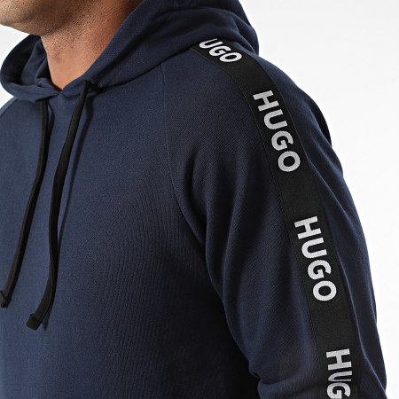 HUGO - Tuta sportiva con logo a righe 50497003 50496995 Blu navy