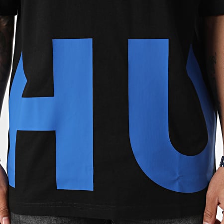 Hugo Blue - Tee Shirt Oversize Large Nannavaro 50509840 Noir