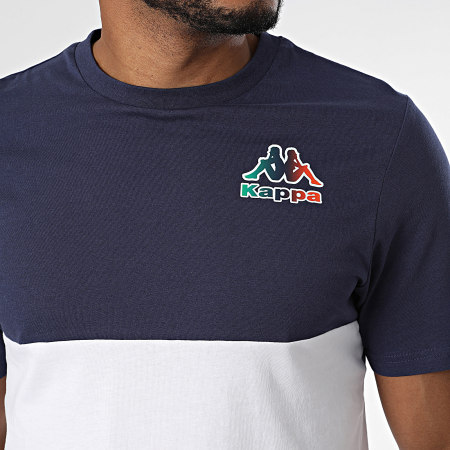 Kappa - Camiseta Logo Feffo 381N5UW Azul Marino Blanco
