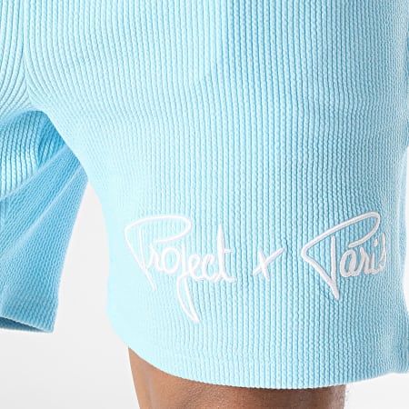 Project X Paris - T224011 Pantalones cortos de jogging azul claro