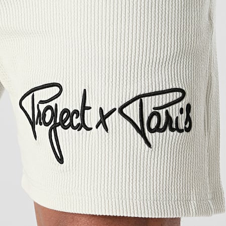 Project X Paris - Pantaloncini da jogging T224011 Beige