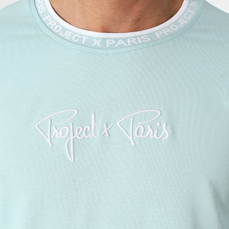 Project X Paris - Tee Shirt 2310019 Bleu Clair