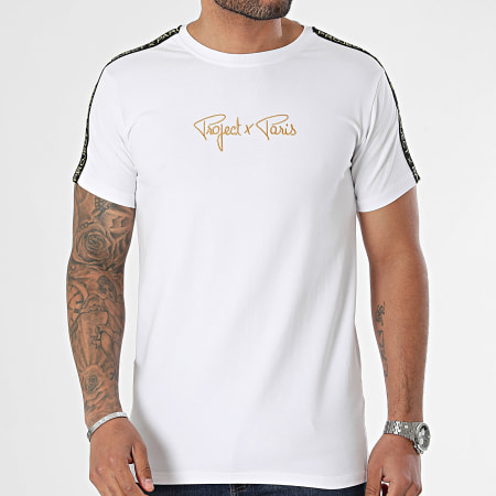 Project X Paris - Camiseta con banda 2410095 Oro blanco