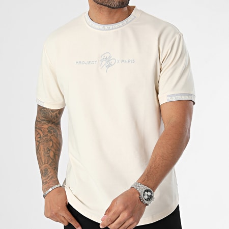Project X Paris - Camiseta oversize 2210218 Beige claro