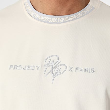 Project X Paris - Tee Shirt Oversize 2210218 Beige Clair