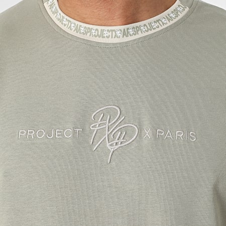 Project X Paris - Tee Shirt Oversize 2210218 Vert Kaki