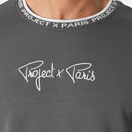 Project X Paris - Tee Shirt 2310019 Gris Anthracite