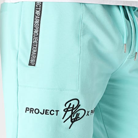 Project X Paris - Short Jogging 2240218 Bleu Turquoise