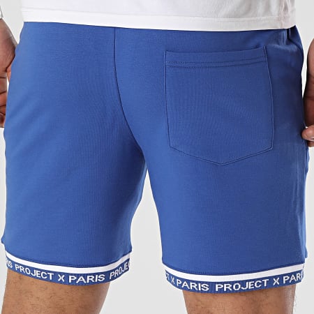 Project X Paris - Pantalón Corto 2340019 Azul Real Blanco