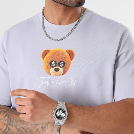 Teddy Yacht Club - Camiseta oversize Cash Is King Lavanda