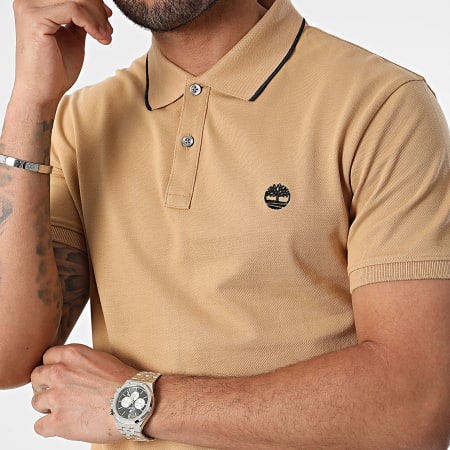 Timberland - Polo Manches Courtes A26NF Beige