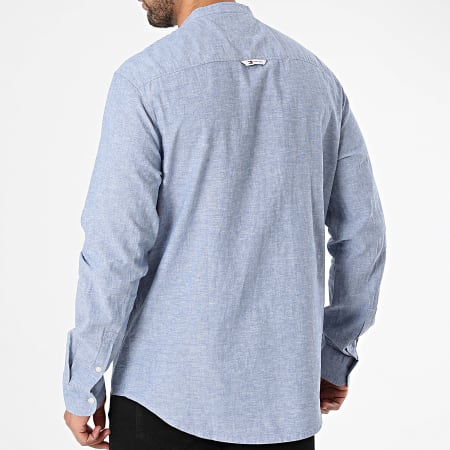 Tommy Jeans - Camicia a maniche lunghe Blend 8964 blu reale riscaldata