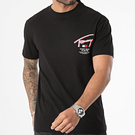 Tommy Jeans - Reg 3D Street 8574 Camiseta negra
