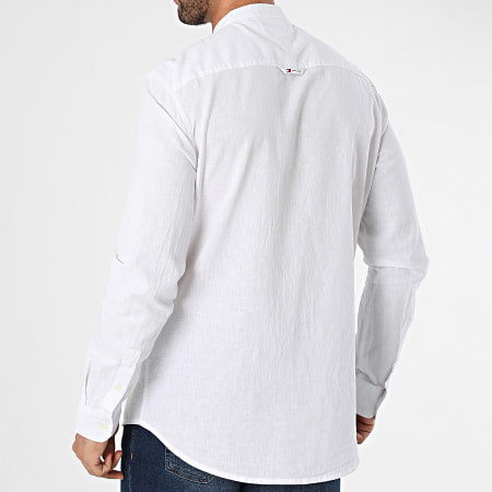 Tommy Jeans - Blend 8964 Camisa blanca de manga larga