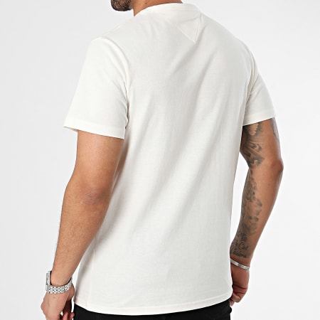Tommy Jeans - Tee Shirt Slim Rib Detail 8649 Beige
