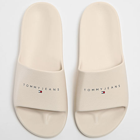Tommy Jeans - Claquettes Basic Slide 1519 Beige