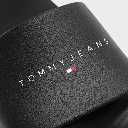 Tommy Jeans - Claquettes Basic Slide 1519 Noir