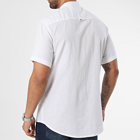 Tommy Jeans - Blend 8965 Camisa blanca de manga corta