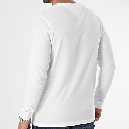 Tommy Jeans - Set di 2 camicie a maniche lunghe Slim Pack 8438 Bianco Beige