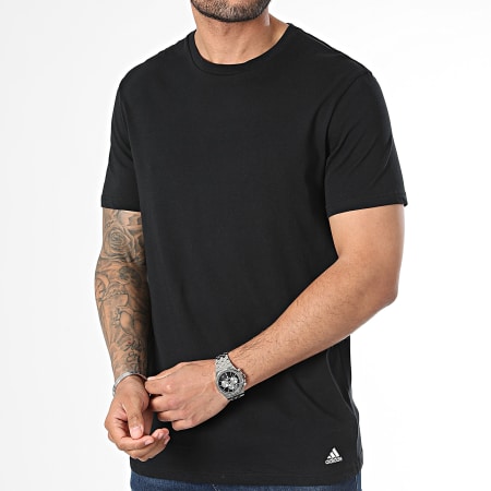 Adidas Sportswear - Lot De 3 Tee Shirts Active Core 4A1M04 Noir