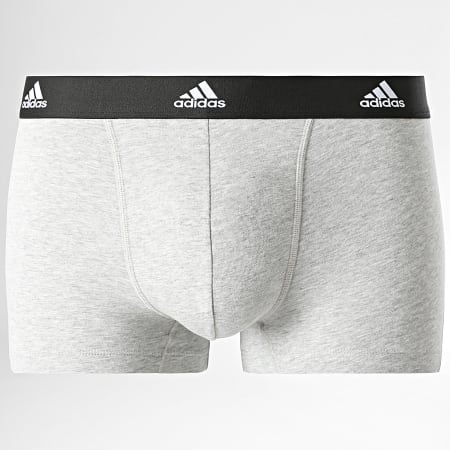 Adidas Sportswear - Lot De 3 Boxers 4A1M02 Noir Blanc Gris Chiné