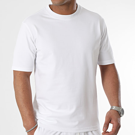 Classic Series - Set di maglietta bianca e pantaloncini cargo